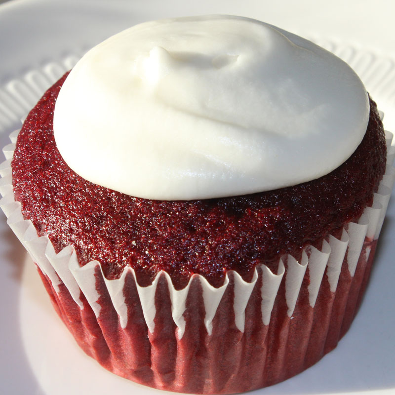 Red Velvet Cupcakes with Cream Cheese Icing