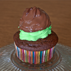 Mocha Mint Cupcakes