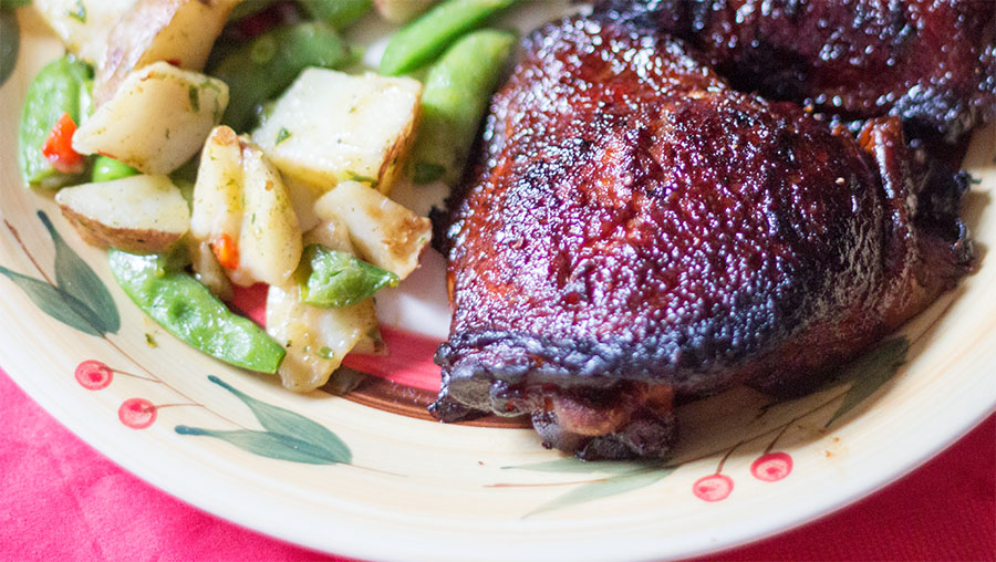 Korean BBQ Chicken with Campbell's Slow Cooker Sauces- #CampbellsSkilledSaucers